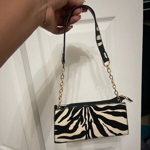 Mini zebra purse
